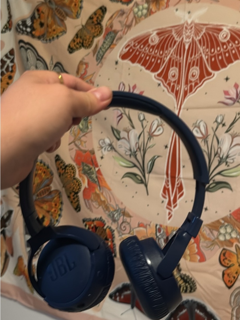 JBL Wireless Over-Ear Headphones - Dark Blue